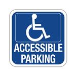 Handicap Accessible Parking Symbol Sign 18"x18"